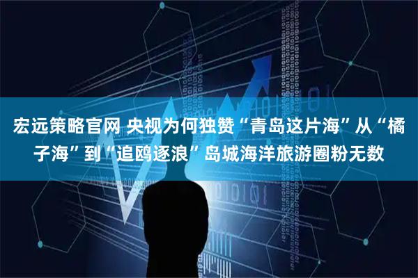 宏远策略官网 央视为何独赞“青岛这片海”从“橘子海”到“追鸥逐浪”岛城海洋旅游圈粉无数