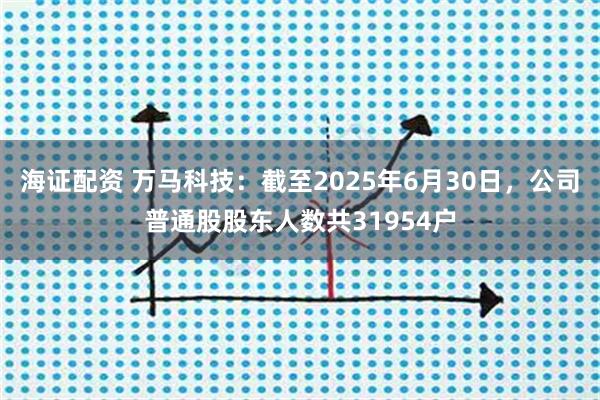 海证配资 万马科技：截至2025年6月30日，公司普通股股东人数共31954户