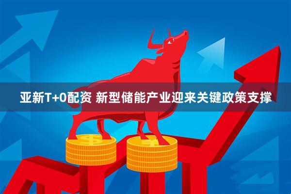 亚新T+0配资 新型储能产业迎来关键政策支撑