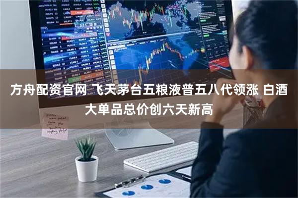 方舟配资官网 飞天茅台五粮液普五八代领涨 白酒大单品总价创六天新高